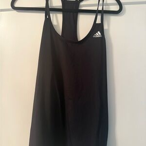 Adidas Black Relaxed Backless Tank Top
